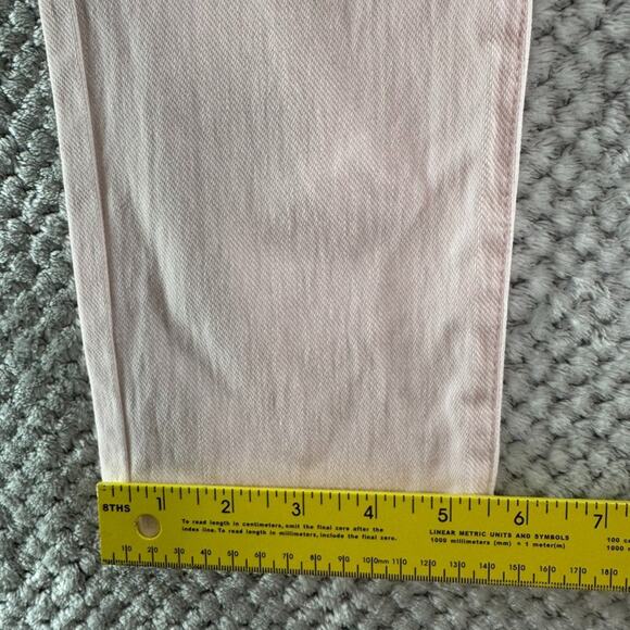 J McLaughlin Pants Womens 6 Pink Stretchy Straight Leg Mid Rise Preppy Casual - Picture 15 of 16